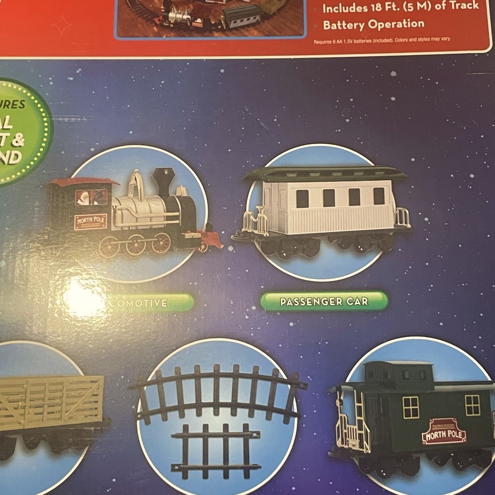 North Pole Junction Christmas train brand new good condition